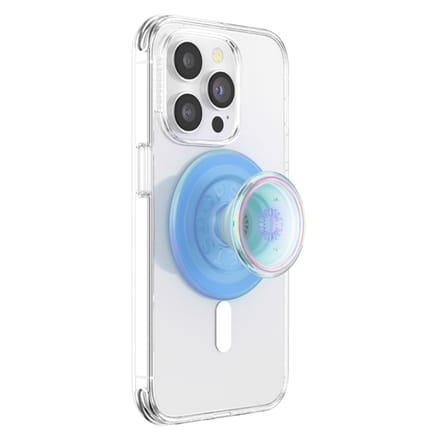 PopSockets PopGrip geschikt voor MagSafe Round - Opalescent Blue