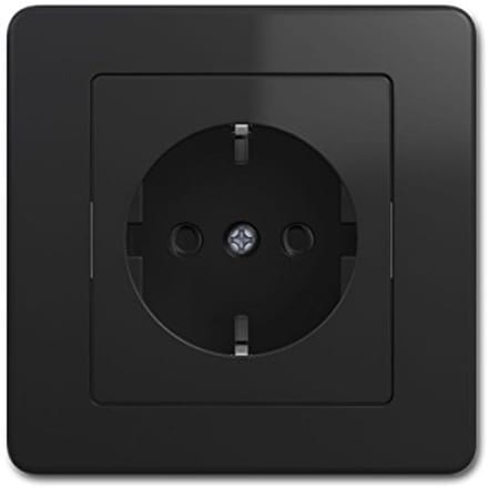 Antraciete Geaarde Contactdoos 250V~/16A UP - Modern en Krasbestendig