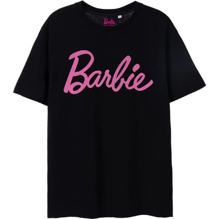 Barbie Dames/Dames Klassiek Logo T-shirt met Korte Mouwen M