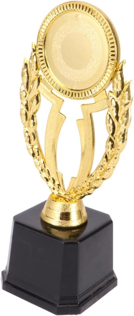 Trofee Bekers - Prijs Beker - Wedstrijd Winnen - Gouden Plastic Design - 19.5 cm Hoog - Goud