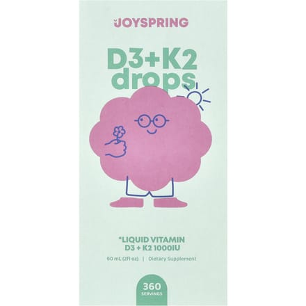 JoySpring, D3 + K2 Druppels, 2 fl oz (60 ml)
