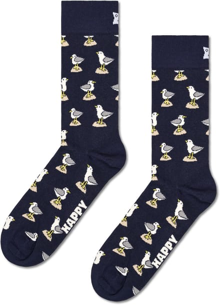 Happy Socks Seagull Sock - unisex sokken - navy - Unisex - Maat: 36 - 40
