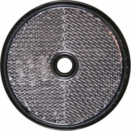 Benson Ronde reflector met schroefbevestiging - wit - 60 mm - E4-gekeurd