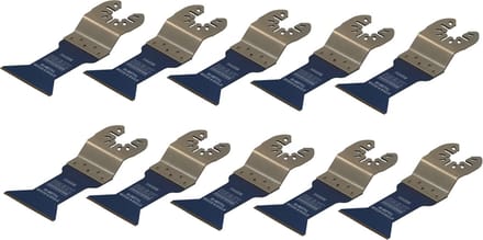 SMART Blades Bi-metaal Multitool Zaagblad - Hout/Non-ferro/Schroeven/Spijkers/Plastic - 44x51mm - 10 stuks