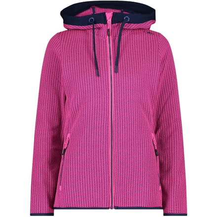 Dames fleece met capuchon CMP