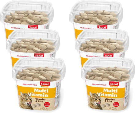 Sanal Multi Vitamin Cat Treats - Kattensnack - 6 x 100 g