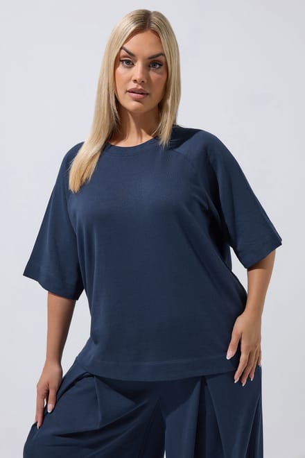 Limited Collection Marineblauw Sweater Tshirt Size 42