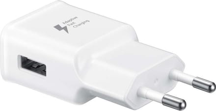 Fast Charging Travel Adapter geschikt voor o.a. Samsung Galaxy S - Snellader 15W - Wit