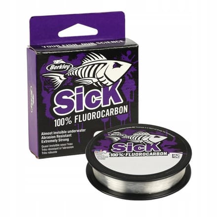 Berkley Sick Fluorocarbon Leader 0,3mm x 50m - Sterke en Onzichtbare Vislijn