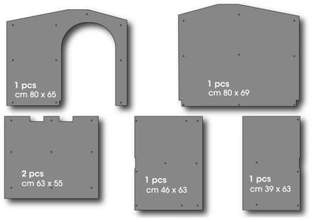 Bama Pet Kit Isolatiepanelen Hondenhok Groot