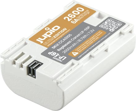 Jupio LP-E6P *ULTRA* 2600mAh (6A continuous discharge) 18.7Wh
