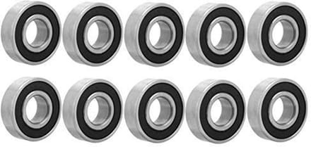 Cosensi - Dailygoods - 6202-2RS Dubbelzijdige Rubber Afgedichte Kogellagers 10-delig