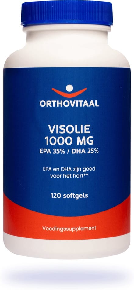 OrthoVitaal Visolie 1000mg EPA 35% DHA 25% 120 Softgels