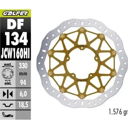 Motorfiets remschijf Galfer HONDA CBR 1000 RR R/SP 20-