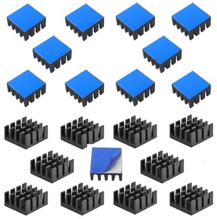 Aluminium koellichaam voor 3D-printers - 20 stuks - Zwart