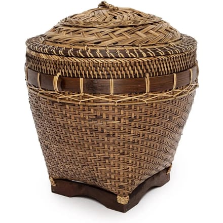 Safaary - The Colonial Storage Basket - Natural Brown - L