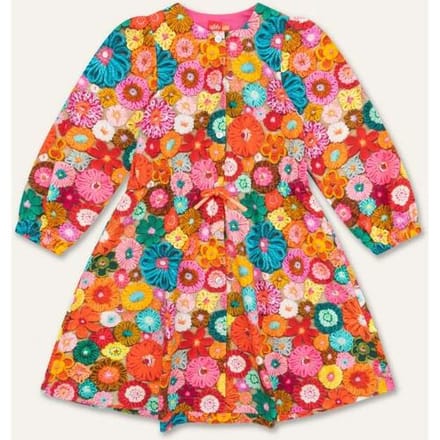 Oilily Dansje Jurk- maat110/5yr Oranje