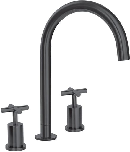 Lanesto Urban Brooklyn rond Gun Metal Zwart