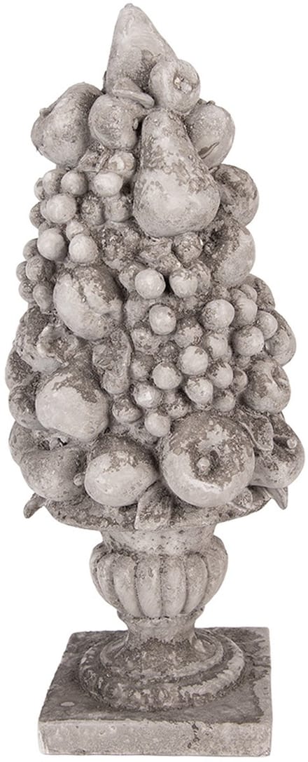 Clayre & Eef Decoratie Beeld 19x18x44 cm Grijs Kunststof