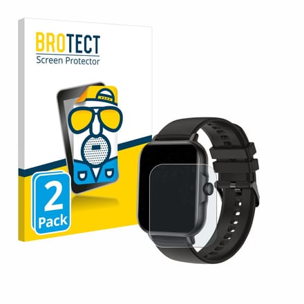 BROTECT - Screenprotector voor AcclaFit KM13 1.83" - Folie Beschermfolie matte 2 Stuks