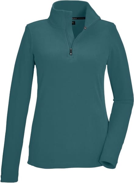 Killtec skipully dames - dames ski pully - 40880 - aquaverde - korte rits - maat 42