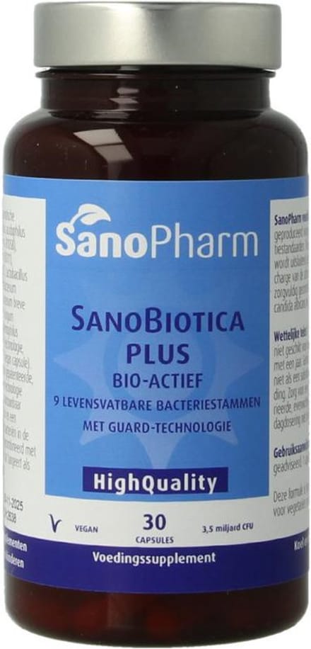 SanoPharm Sanbiotica Plus - 30 capsules - Pre-/biotica supplementen preparaat