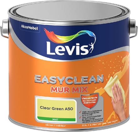 Levis - Easyclean Mur Mat Mix - Clear Green A50 - Mengverf - 2,5 L
