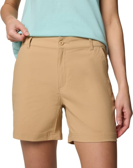 Columbia Leslie Falls Short II, Vrouwen, Beige, Shorts, maat: 40