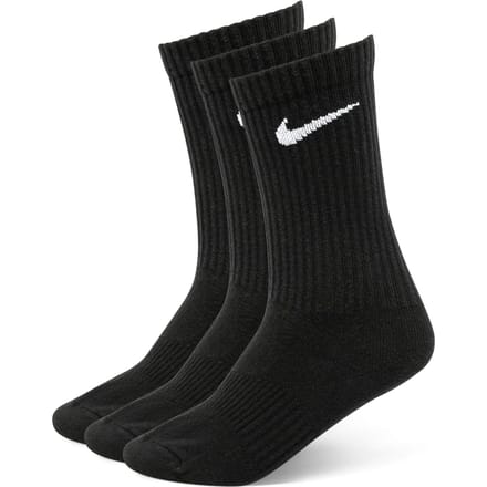 Nike Crew Sokken Unisex Combinatieset Zwart SX7664-010 M