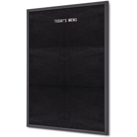 Letterbord IEZZY 60x80cm zwart hout