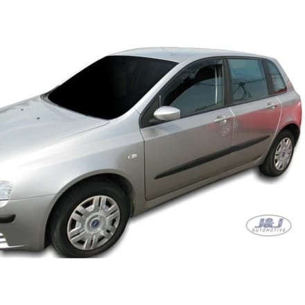 Déflecteurs d'air - Heko - Fiat Stilo 5P - Fumé - Acrylique renforcé - Installation facile