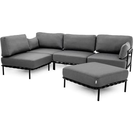 3-zits bank + enkel en poef module Sit Sit Salve