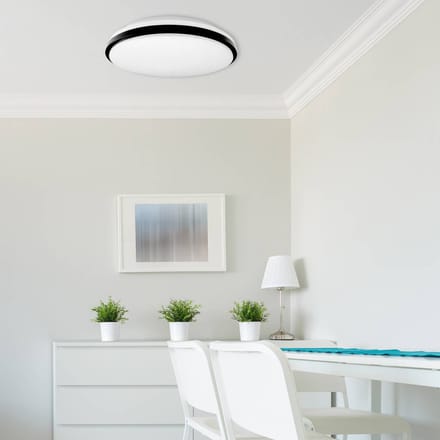 Müller-Licht 21000071 Taro Round 40 LED-plafondlamp 24 W Wit, Zwart