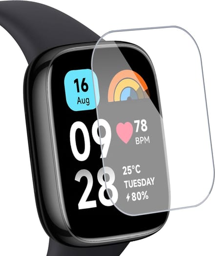 Geschikt voor Xiaomi Redmi Watch 3 Active 47 mm - Screenprotector - Beschermglas Folie
