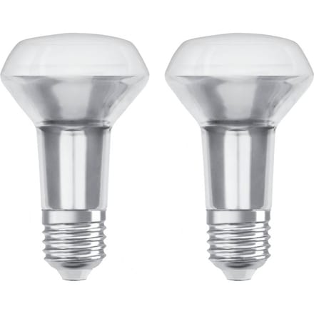 Osram LED STAR reflectorlamp R63 3,7W E27 36° warm wit 2 stuks