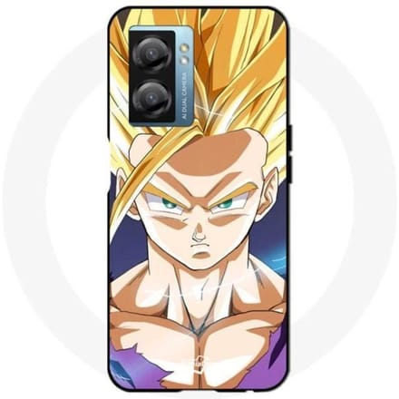 Oppo A77 5G hoesje Dragon ball z sangoku Blond haar
