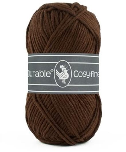 Durable Cosy Fine - 2230 dark brown - Katoen/Acryl Garen