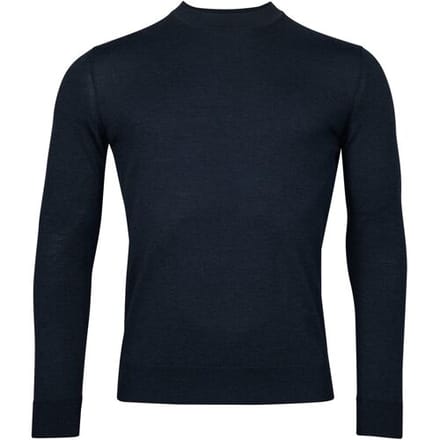 Baileys Trui Turtle Neck Merino Wool Single Knit Navy / male