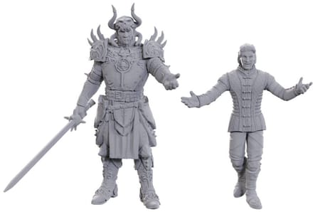 Wizkids D&D Nolzur's Marvelous Miniatures Unpainted Miniature Sarevok Anchev & Raphael Miniature Gaming & Tabletop