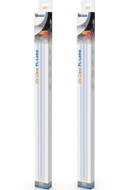 Superfish UV PL 55 watt vervangingslamp 2 stuks