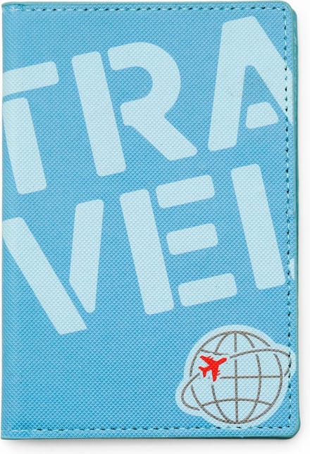 Kikkerland Blue Jet Set Paspoort Etui
