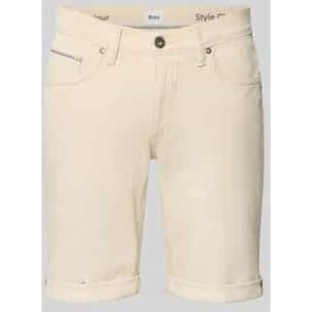 slim fit korte jeans van katoenmix model 'CHRIS'