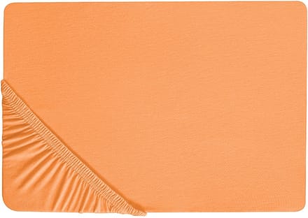 JANBU - Laken - Oranje - 90 x 200 cm - Katoen