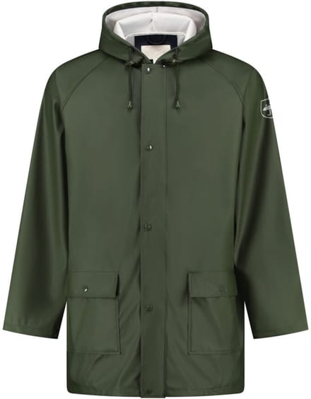 JS Regenjas PU - Army - Maat XS