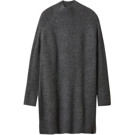 ESMARA Gebreide dames jurk (Grijs, S (36/38))