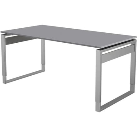 Bureau Workspace 160cm grijs hoogte verstelbaar