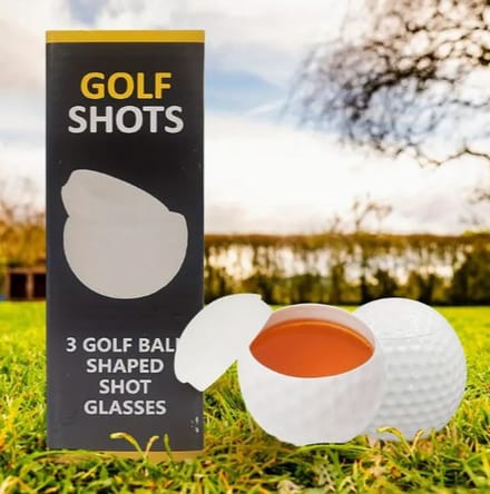 Sense Products - Golfbal Shotglazen - Golfbal Gadget - Golf Cadeau idee - Golfbal