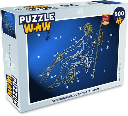 Puzzel Sterrenbeeld - Waterman - Sterren - Legpuzzel - Puzzel 500 stukjes