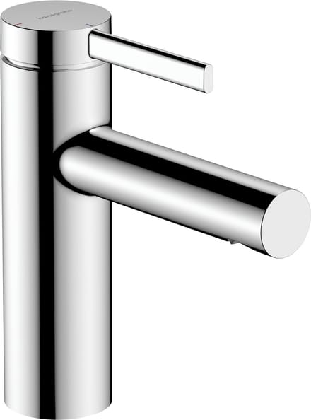 hansgrohe Zesis S - Wastafelmengkraan - Ééngreeps bediening - CoolStart energiebesparend - Push-open afvoer - 100mm maat - Chroom
