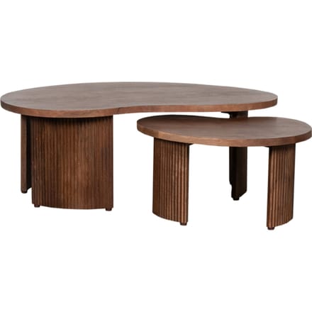 LABEL51 - Salontafel Timon - Bruin - 58x100x40cm
